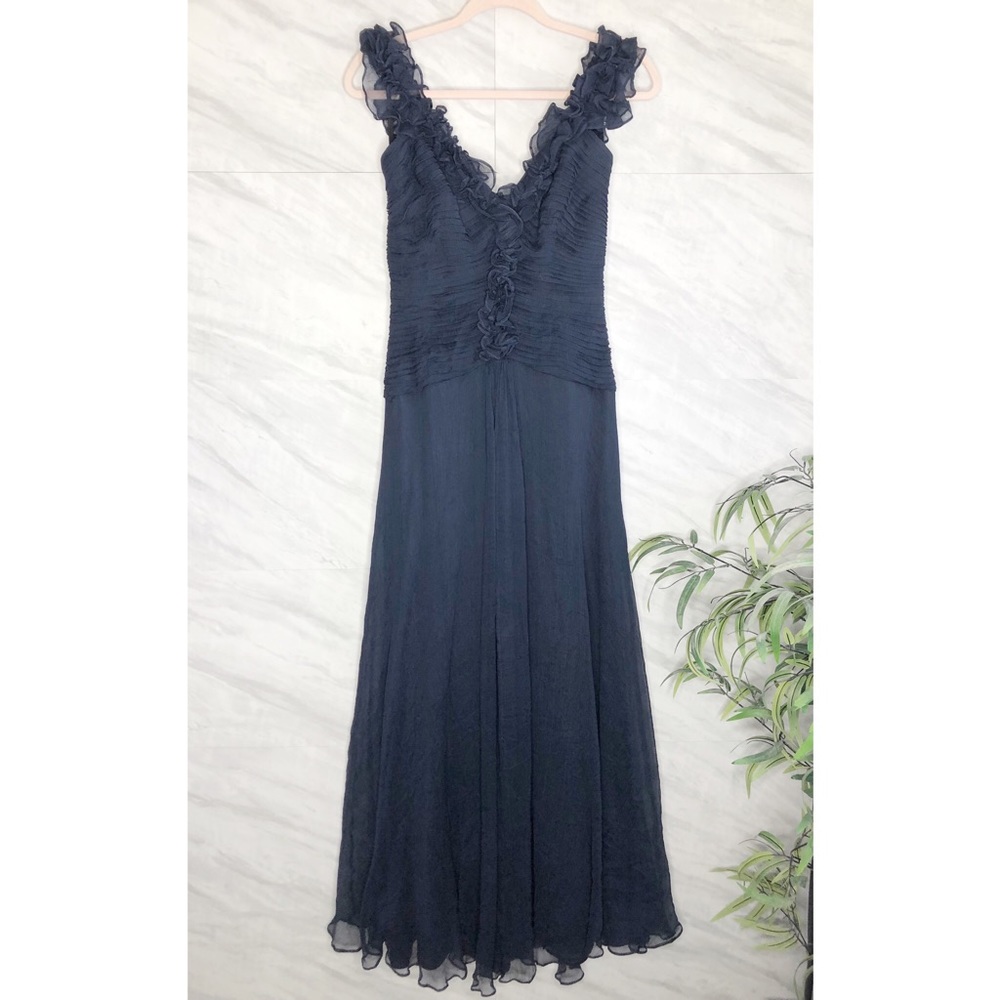 Tadashi Shoji Collection Silk Gown 4
